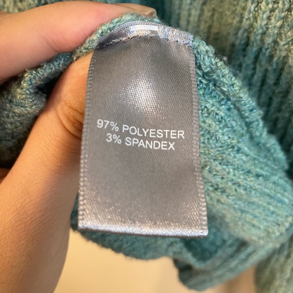 SEAFOAM TEAL GREEN SWEATER XL - Picture 8 of 8